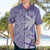 Custom Indo Fijians Hawaiian Shirt Fiji ke Hindustani Polyneisan Paisley Purple Style