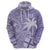 Custom Indo Fijians Hoodie Fiji ke Hindustani Polyneisan Paisley Purple Style