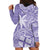 Custom Indo Fijians Hoodie Dress Fiji ke Hindustani Polyneisan Paisley Purple Style