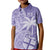 Custom Indo Fijians Kid Polo Shirt Fiji ke Hindustani Polyneisan Paisley Purple Style