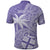 Custom Indo Fijians Polo Shirt Fiji ke Hindustani Polyneisan Paisley Purple Style