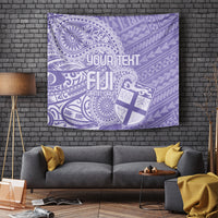 Custom Indo Fijians Tapestry Fiji ke Hindustani Polyneisan Paisley Purple Style