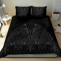 Queensland Maori Rugby Nga Hau e Wha Bedding Set Black Motif