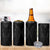 Queensland Maori Rugby Nga Hau e Wha 4 in 1 Can Cooler Tumbler Black Motif