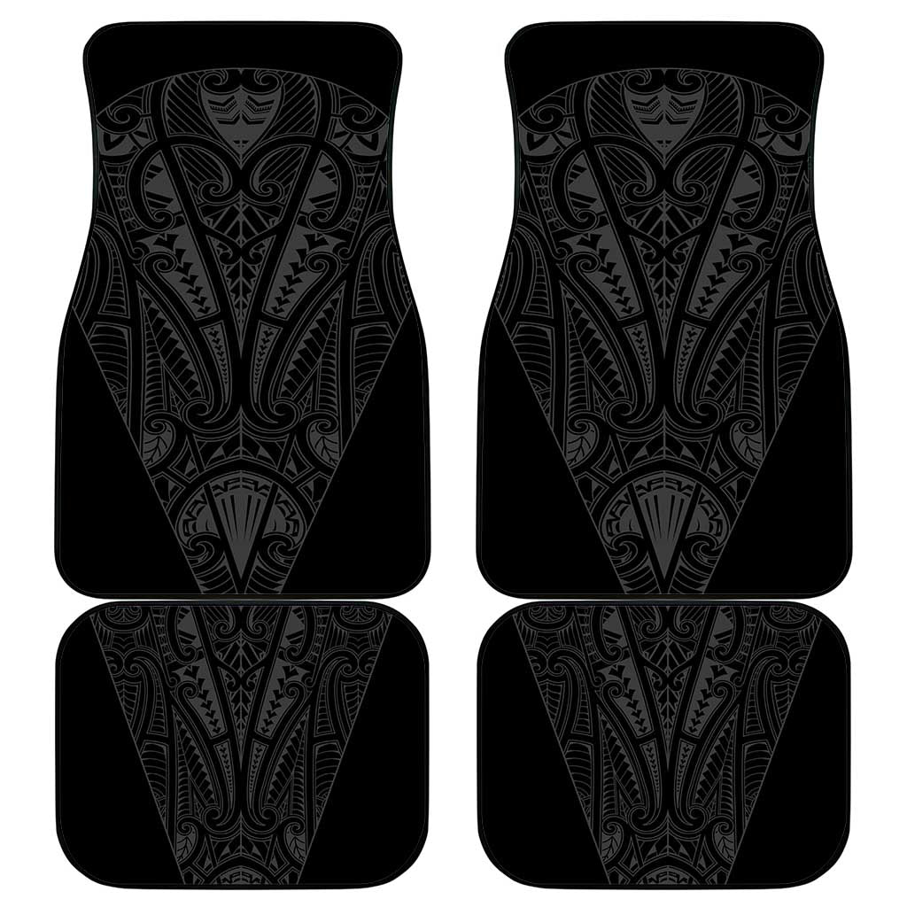 Queensland Maori Rugby Nga Hau e Wha Car Mats Black Motif