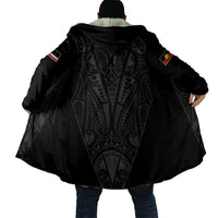 Queensland Maori Rugby Nga Hau e Wha Cloak Black Motif - Polynesian Pride