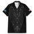 Queensland Maori Rugby Nga Hau e Wha Family Matching Mermaid Dress and Hawaiian Shirt Black Motif
