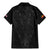 Queensland Maori Rugby Nga Hau e Wha Family Matching Mermaid Dress and Hawaiian Shirt Black Motif