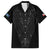 Queensland Maori Rugby Nga Hau e Wha Family Matching Tank Maxi Dress and Hawaiian Shirt Black Motif
