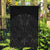 Queensland Maori Rugby Nga Hau e Wha Garden Flag Black Motif