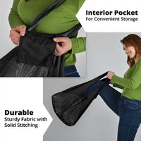 Queensland Maori Rugby Nga Hau e Wha Grocery Bag Black Motif