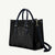 Queensland Maori Rugby Nga Hau e Wha Leather Bag Black Motif - Polynesian Pride
