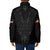 Queensland Maori Rugby Nga Hau e Wha Padded Jacket Black Motif - Polynesian Pride