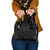 Queensland Maori Rugby Nga Hau e Wha Shoulder Handbag Black Motif