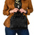 Queensland Maori Rugby Nga Hau e Wha Shoulder Handbag Black Motif