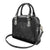 Queensland Maori Rugby Nga Hau e Wha Shoulder Handbag Black Motif