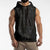 Queensland Maori Rugby Nga Hau e Wha Sleeveless Hoodie Black Motif - Polynesian Pride