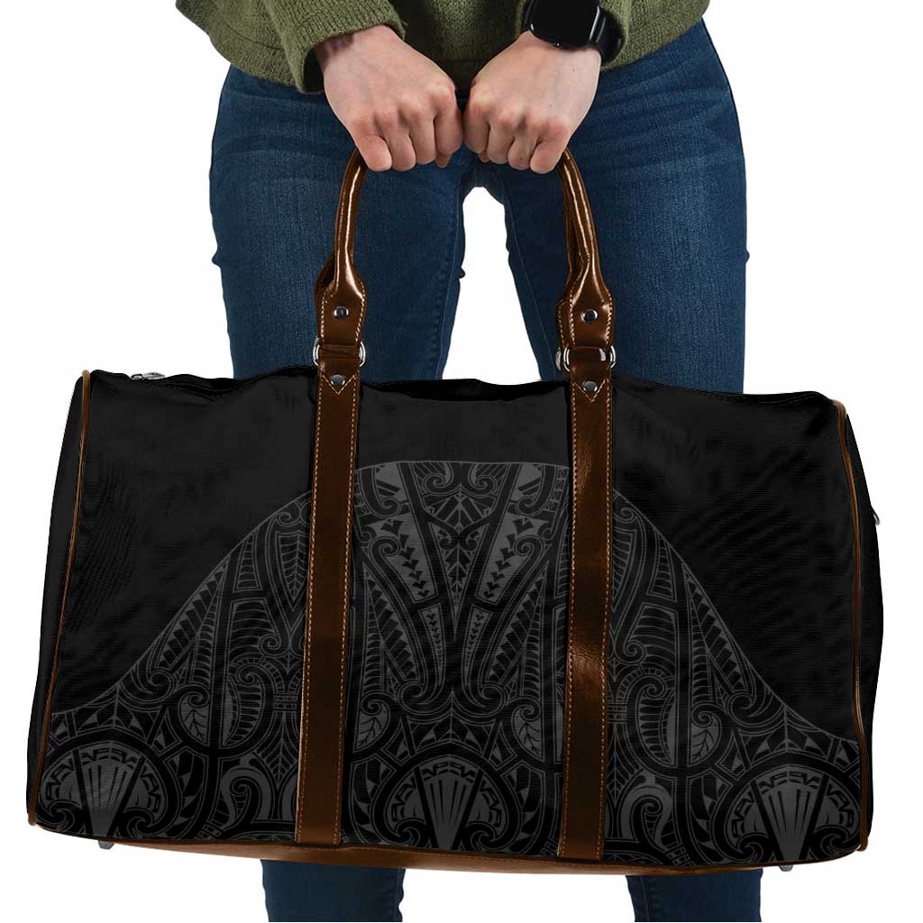 Queensland Maori Rugby Nga Hau e Wha Travel Bag Black Motif - Polynesian Pride