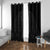 Queensland Maori Rugby Nga Hau e Wha Window Curtain Black Motif
