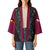 Queensland Maori Rugby Nga Hau e Wha Kimono Maroon Motif - Polynesian Pride