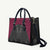 Queensland Maori Rugby Nga Hau e Wha Leather Bag Maroon Motif - Polynesian Pride