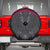 Queensland Maori Rugby Nga Hau e Wha Spare Tire Cover Maroon Motif