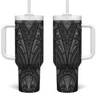 Queensland Maori Rugby Nga Hau e Wha Tumbler With Handle Maroon Motif