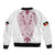 Queensland Maori Rugby Nga Hau e Wha Bomber Jacket White Motif
