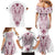 Queensland Maori Rugby Nga Hau e Wha Family Matching Mermaid Dress and Hawaiian Shirt White Motif