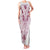 Queensland Maori Rugby Nga Hau e Wha Family Matching Tank Maxi Dress and Hawaiian Shirt White Motif