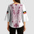 Queensland Maori Rugby Nga Hau e Wha Kimono Sleeve Blouse White Motif - Polynesian Pride