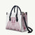 Queensland Maori Rugby Nga Hau e Wha Leather Bag White Motif - Polynesian Pride