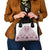 Queensland Maori Rugby Nga Hau e Wha Shoulder Handbag White Motif