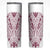 Queensland Maori Rugby Nga Hau e Wha Skinny Tumbler White Motif