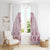 Queensland Maori Rugby Nga Hau e Wha Window Curtain White Motif