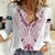 Queensland Maori Rugby Nga Hau e Wha Women Casual Shirt White Motif