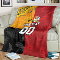 Custom British Lions-AUNZ Blanket Australia-New Zealand Indigenous Motif