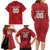 Custom British Lions-AUNZ Family Matching Long Sleeve Bodycon Dress and Hawaiian Shirt Australia-New Zealand Indigenous Motif