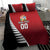 Custom British Lions New Zealand Bedding Set Half Black Fern