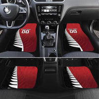 Custom British Lions New Zealand Car Mats Half Black Fern