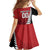 Custom British Lions New Zealand Family Matching Short Sleeve Bodycon Dress and Hawaiian Shirt Half Black Fern