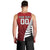 Custom British Lions New Zealand Men Tank Top Half Black Fern