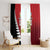 Custom British Lions New Zealand Window Curtain Half Black Fern