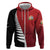 Custom British Lions New Zealand Zip Hoodie Half Black Fern
