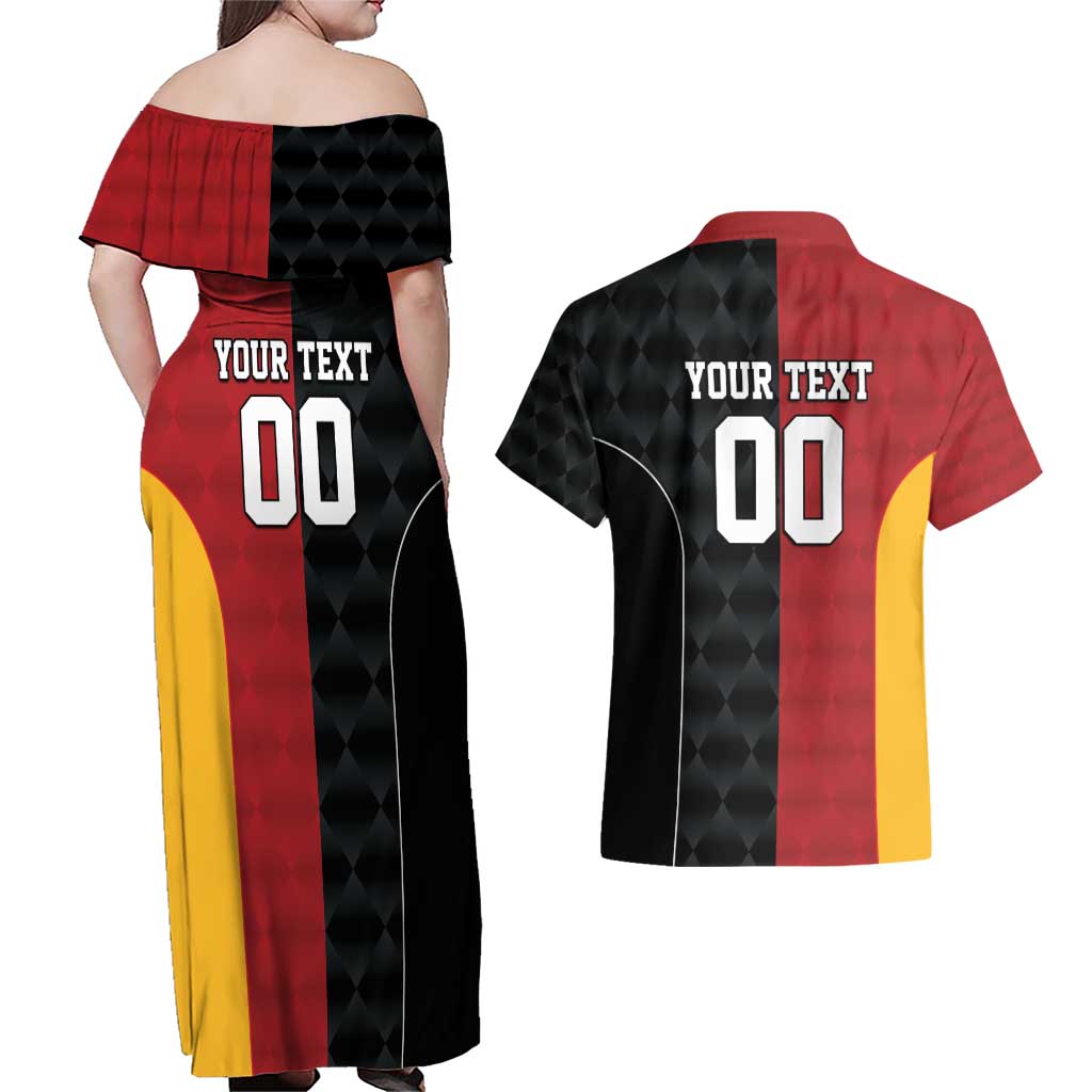 Custom British Lions New Zealand Couples Matching Off Shoulder Maxi Dress and Hawaiian Shirt Sporty Style LT9 - Polynesian Pride