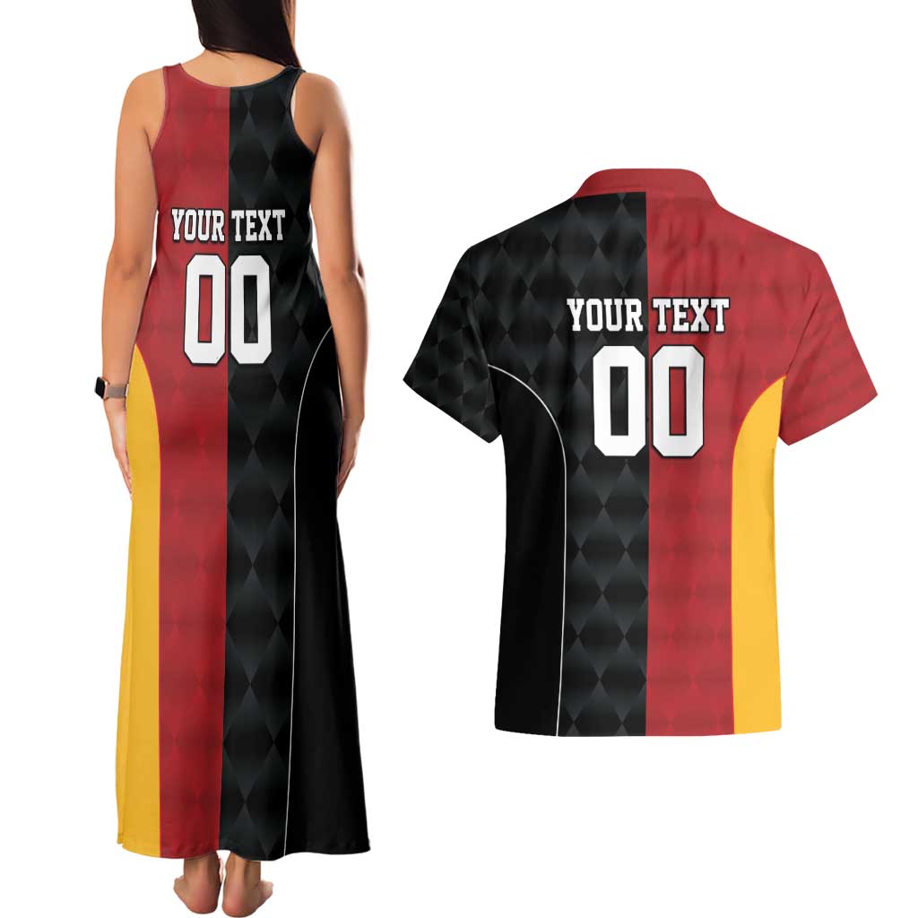 Custom British Lions New Zealand Couples Matching Tank Maxi Dress and Hawaiian Shirt Sporty Style LT9 - Polynesian Pride