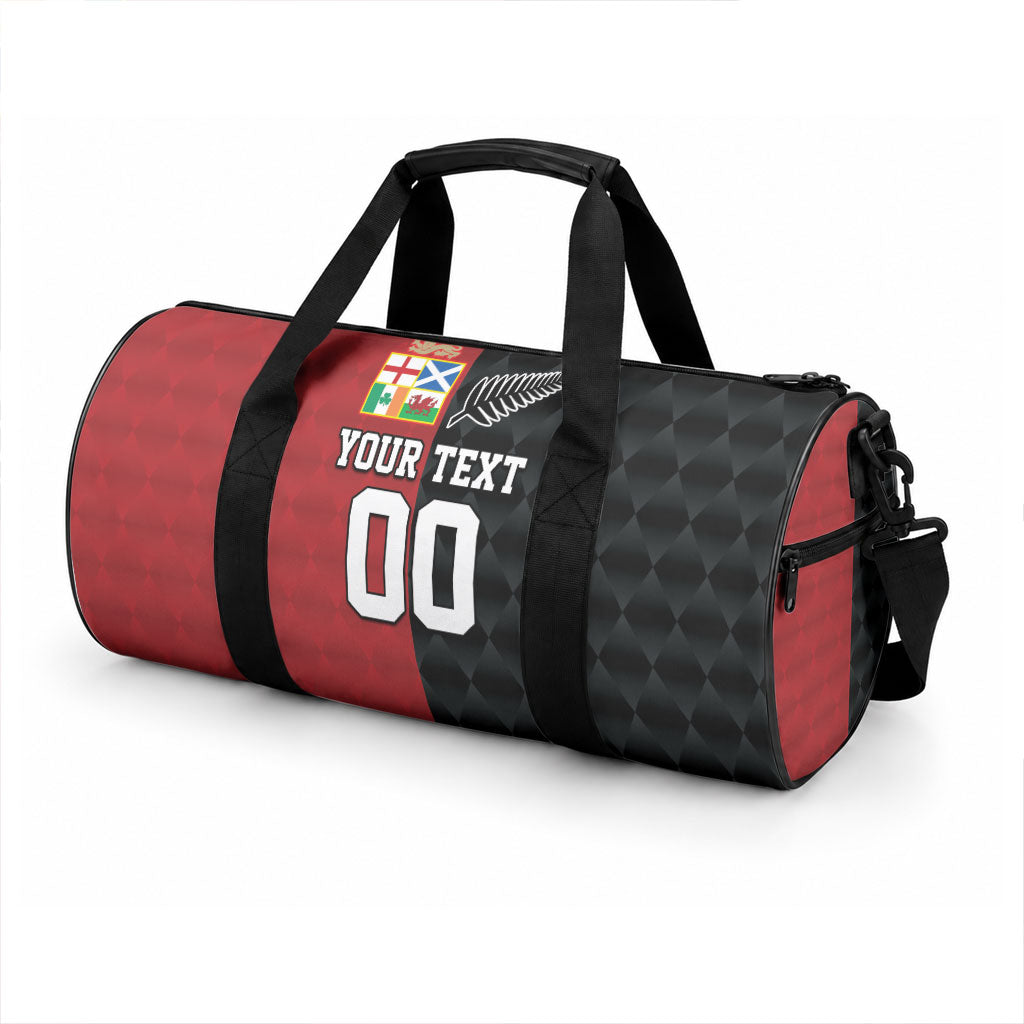 Custom British Lions New Zealand Duffle Bag Sporty Style LT9 - Polynesian Pride