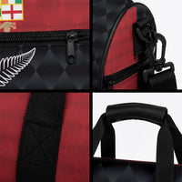 Custom British Lions New Zealand Duffle Bag Sporty Style LT9 - Polynesian Pride