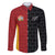 Custom British Lions New Zealand Family Matching Long Sleeve Bodycon Dress and Hawaiian Shirt Sporty Style