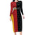 Custom British Lions New Zealand Family Matching Long Sleeve Bodycon Dress and Hawaiian Shirt Sporty Style